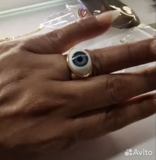 Кольцо крупное