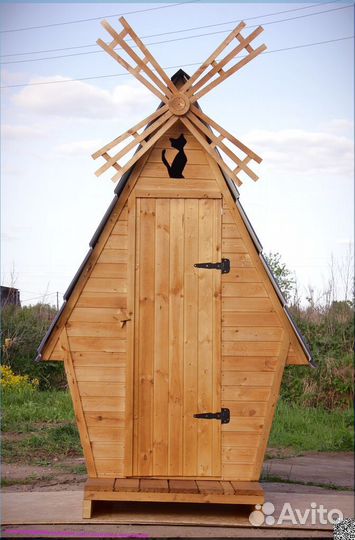 Уличный туалет с установкой
