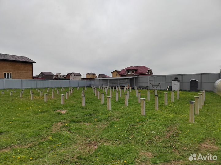 Фундамент на сваях/ жб сваи