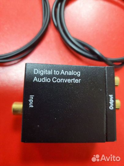 Конвертер адаптер цифрового в аналоговый/toslink