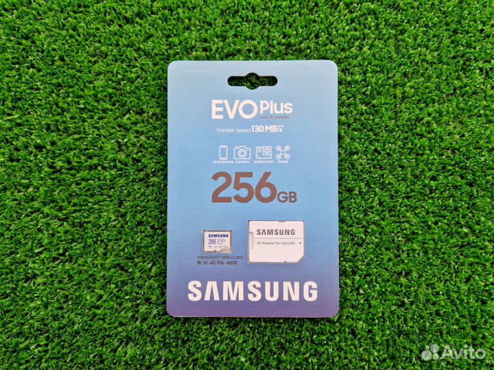 Новая скоростная карта памяти Samsung EVO Plus 256