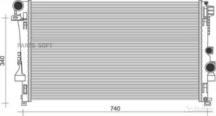 Magneti marelli 350213955000 Радиатор, охлаждение