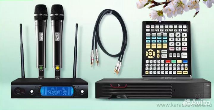 Hi-End караоке AST-250 с микрофонами (новое)