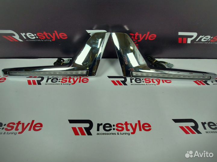 Ресницы в фары Toyota Land Cruiser 200 с16г