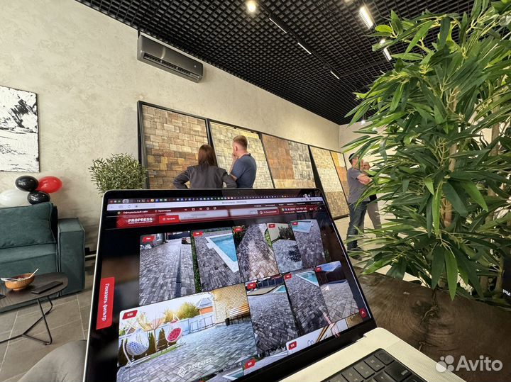 Тротуарная плитка Крупноформатная