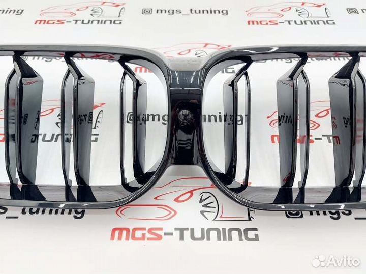 Решетка стиль M6 черный глянец BMW 6 GT G32 рест