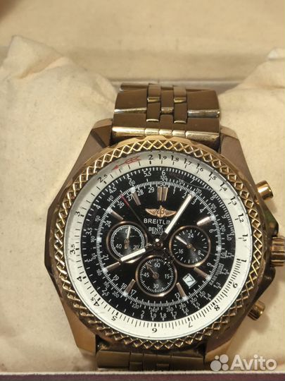 Мужские наручные кварцевые часы Breitling Bentley