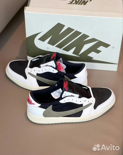 Nike Air Jordan 1 Low Travis Scott Medium Olive