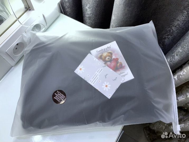 Свитшот с начесом оверсайз черный