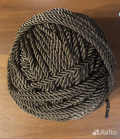 Шнур витой, вискоза