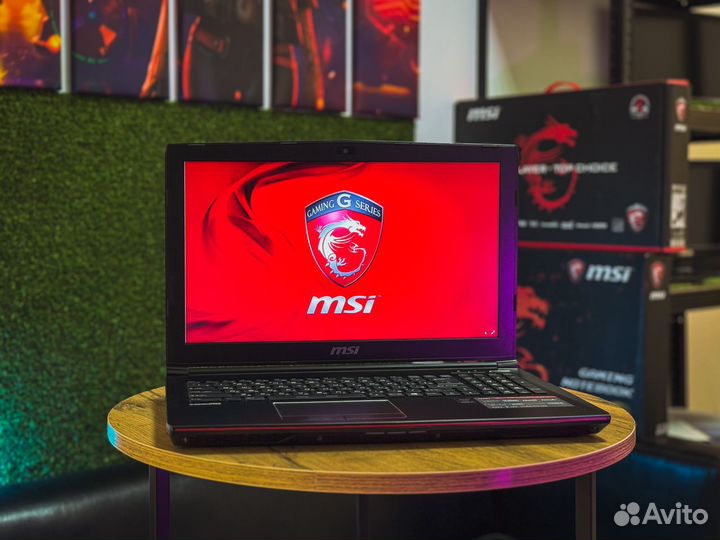 Игровой ноутбук MSI: Intel i5 + GeForce GTX 1050 T