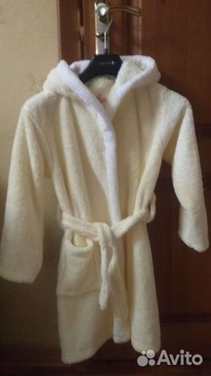 Детский махровый халат новый