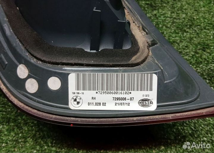 Фонарь задний правый BMW X6 I E71 7268672