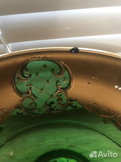 Ваза для фруктов богемия