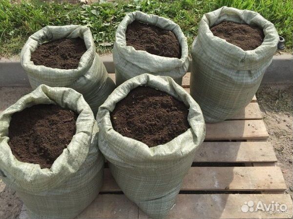 Навоз перегной в мешках