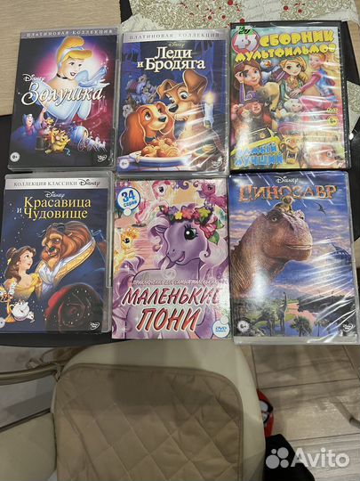Диски сд мультики 6 шт