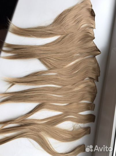 Волосы на заколках