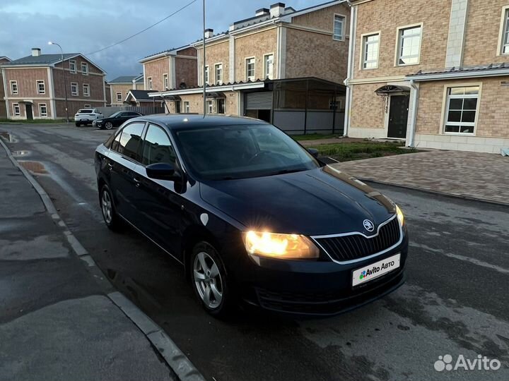 Skoda Rapid 1.6 AT, 2016, 120 000 км