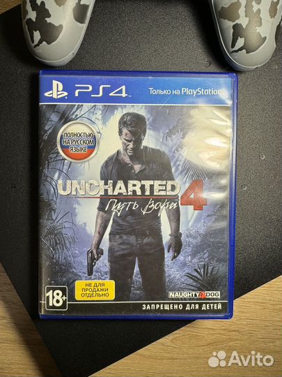 Uncharted 4 путь вора ps4 диск
