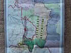 Фрагмент карты аннексированных ингушских земель+ б объявление продам