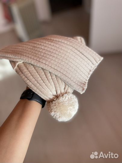 Комплект шапка и снуд