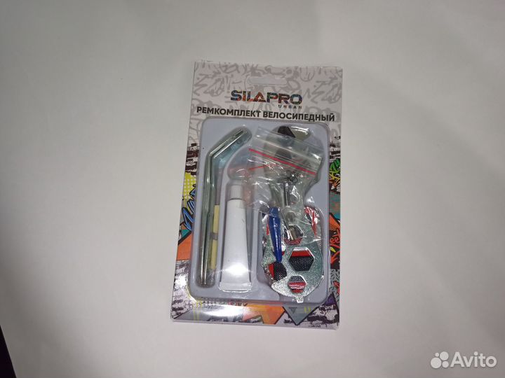Ремкомплект велосипедный: клей, терка, заплатоки