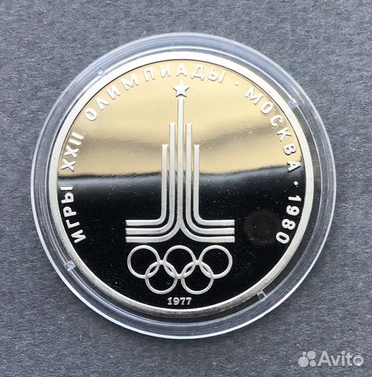 Набор Олимпиада 80 пруф в футляре 6 шт