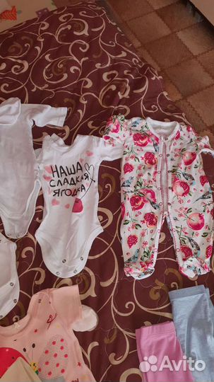 2 Пакета вещей для девочки 56 68