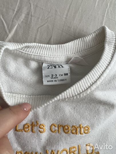 Свитшот толстовка zara на мальчика