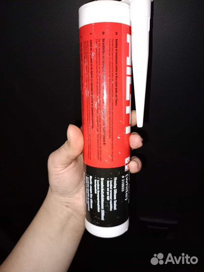 Противопожарный силиконовый герметик hilti CP 601S