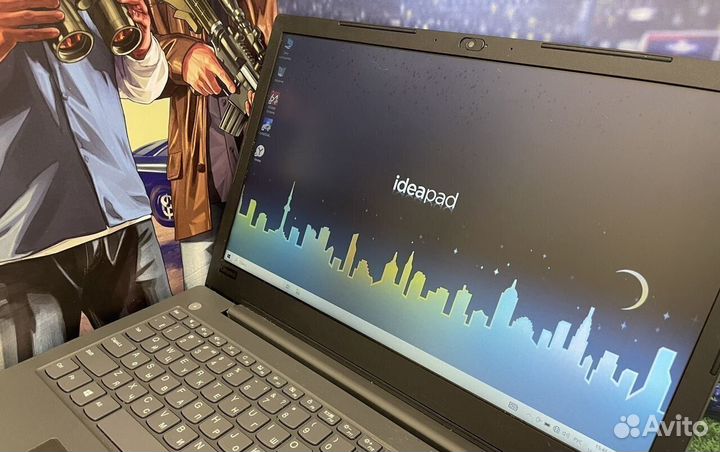 Мощный Ноутбук Lenovo i3-7020U/Full-HD/8gb/SSD