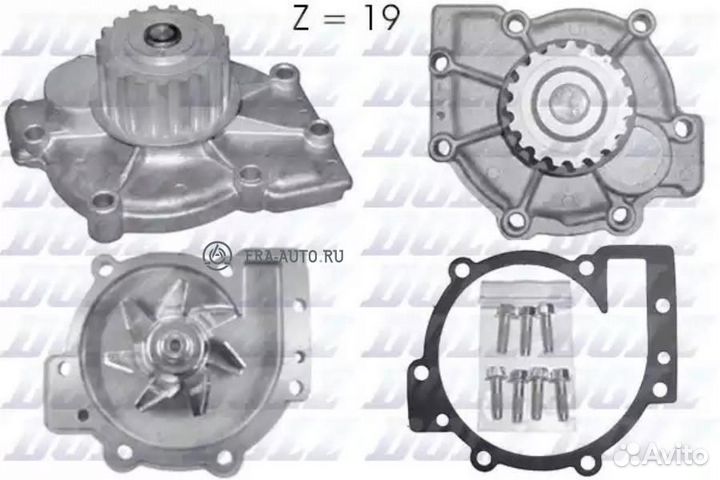 Dolz R199 Насос водяной ford/volvo focus 2/kuga/mo
