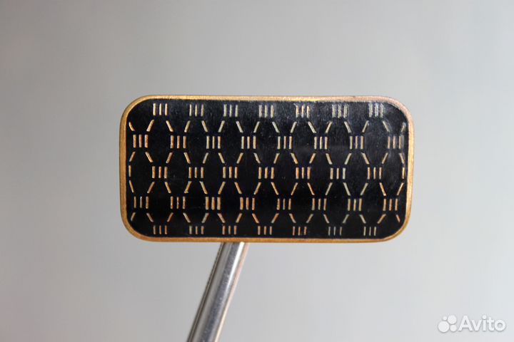 Винтажная брошь.Горячая эмаль.Латунь. Клеймо щз. С