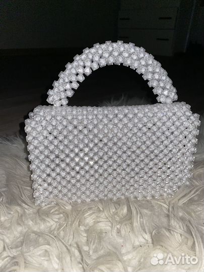 Сумка из бусин ручной работы