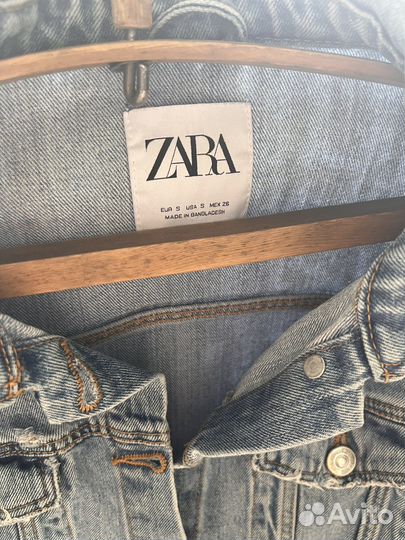 Джинсовая куртка zara