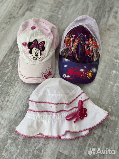 Кепки и панамка на 1,5-2 года