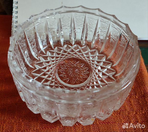 Хрустальная конфетница СССР