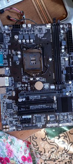 Материнская плата Gigabyte ga-h110m-s2pv