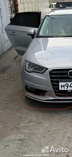 Накладка на бампер audi a3 8v молдинг 8V5807534