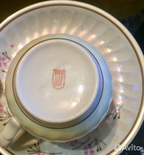 Сервиз кофейный фарфор СССР Рига