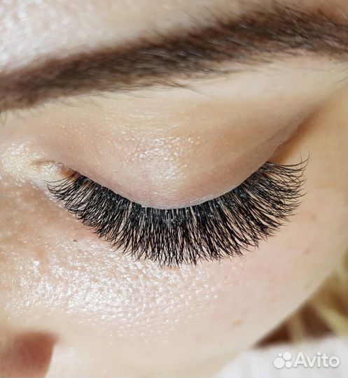 Наращивание, ламинирование + ботокс ресниц. Оформл