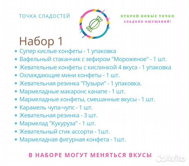 Набор конфет