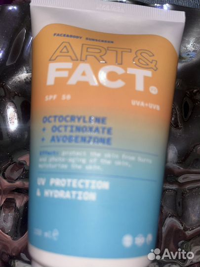 Солцезащитный крем ART&fact 150ml SPF50