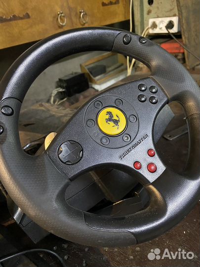 Игровой руль с педалями для пк