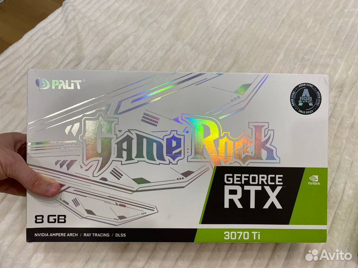 Видеокарта rtx Palit 3070ti GameRock