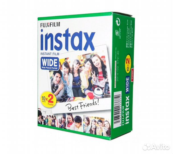 Картридж для камеры Fujifilm Instax Wide 20 снимко