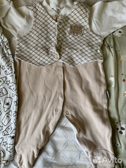 Комбинезоны слипы 62-68