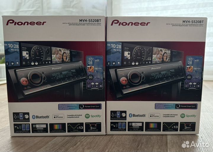 Новый процессорный Pioneer MVH-S520BT