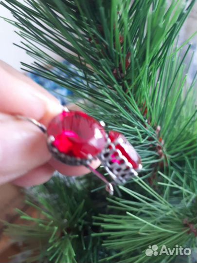Серьги СССР Кубачинское серебро