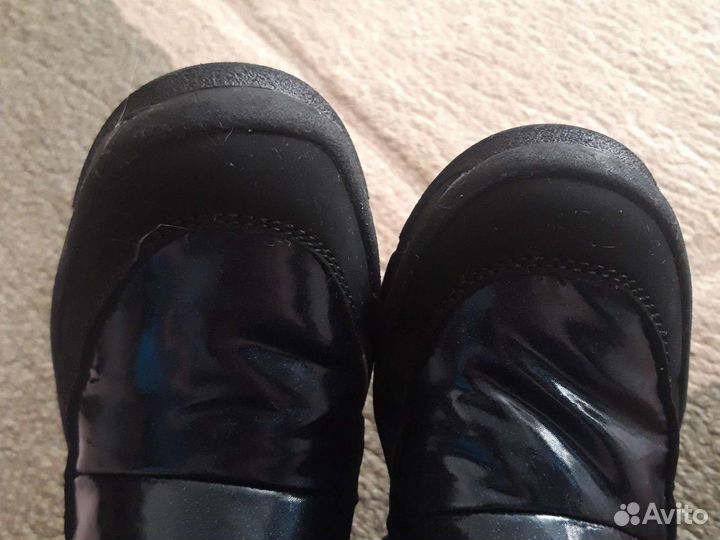 Дутыши для девочки. Темно- синие, очень тёплые